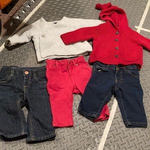 Baby 3-6 month infant bundle five pieces